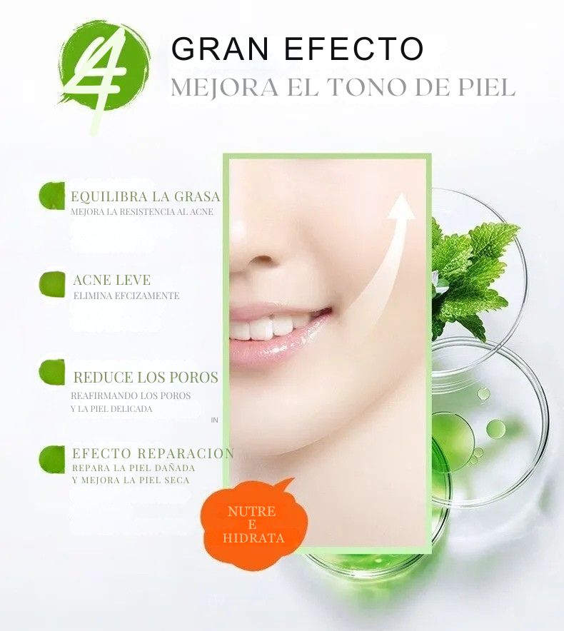 🌿 Aichun Beauty – Crema Facial Antiacné & Hidratante con Ácido Hialurónico 🌿