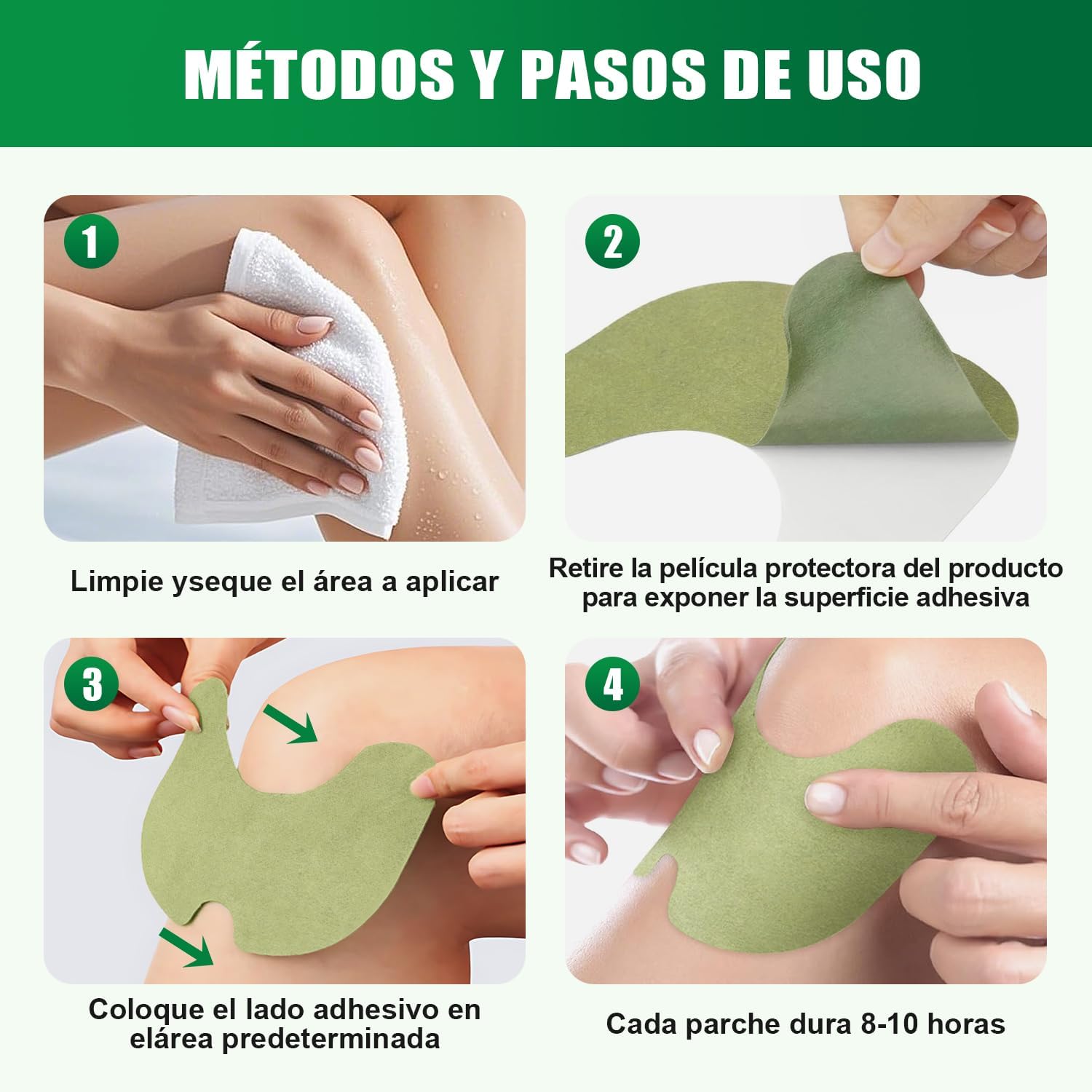 Caja de 10 Unidad - Parches para Rodilla