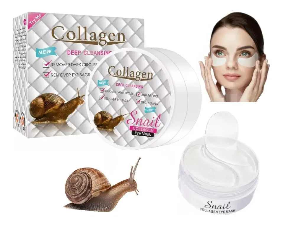 Parches Ojos SnailGlow 60u — Hidratación & Luminosidad