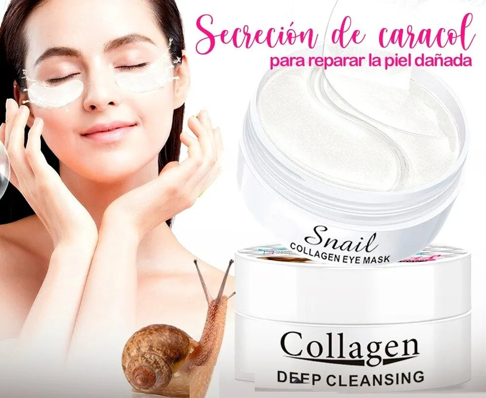 Parches Ojos SnailGlow 60u — Hidratación & Luminosidad