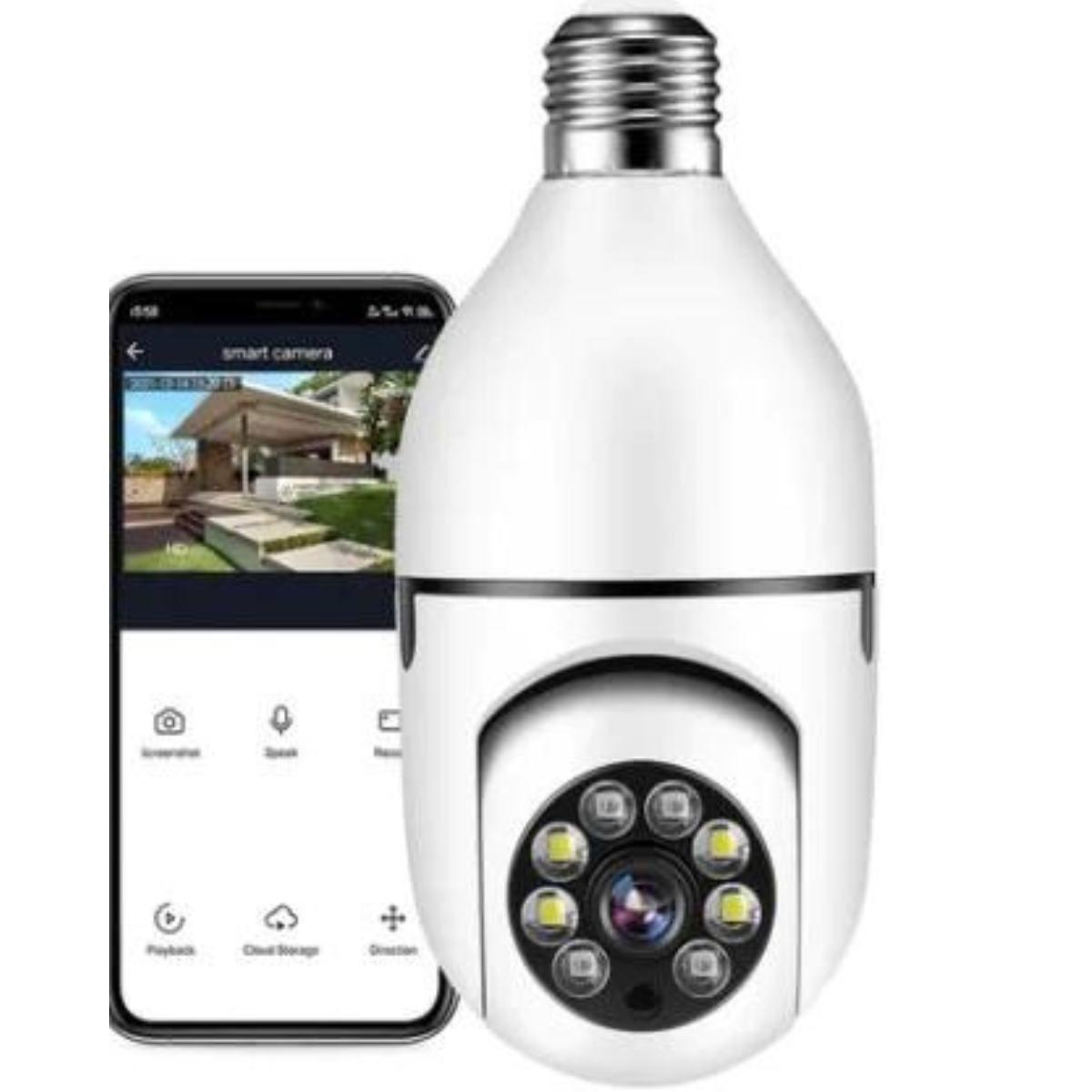 “Cámara Smart 360 WiFi – Tu guardián digital”