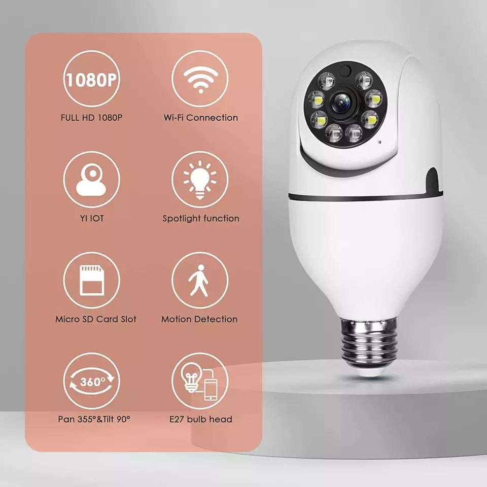 “Cámara Smart 360 WiFi – Tu guardián digital”