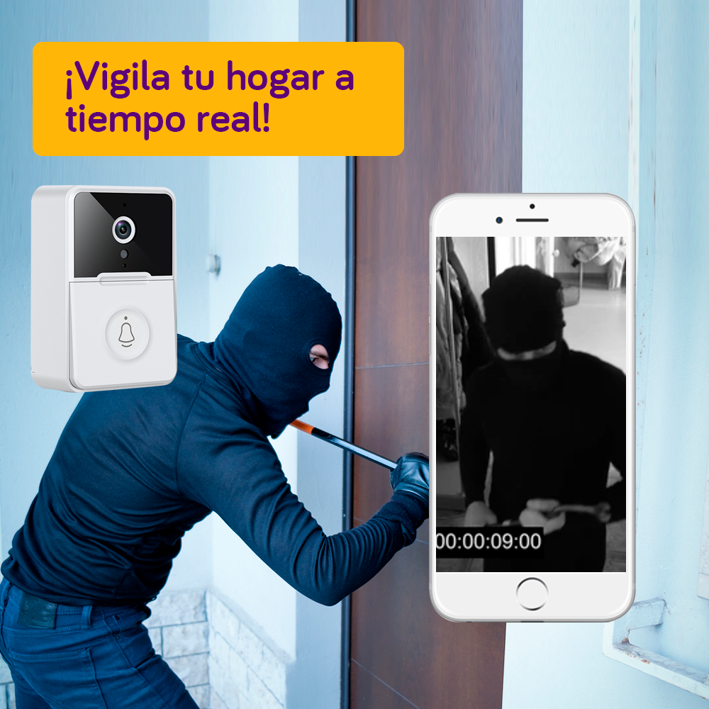 SmartDoor Cam™ – El timbre inteligente que protege tu hogar